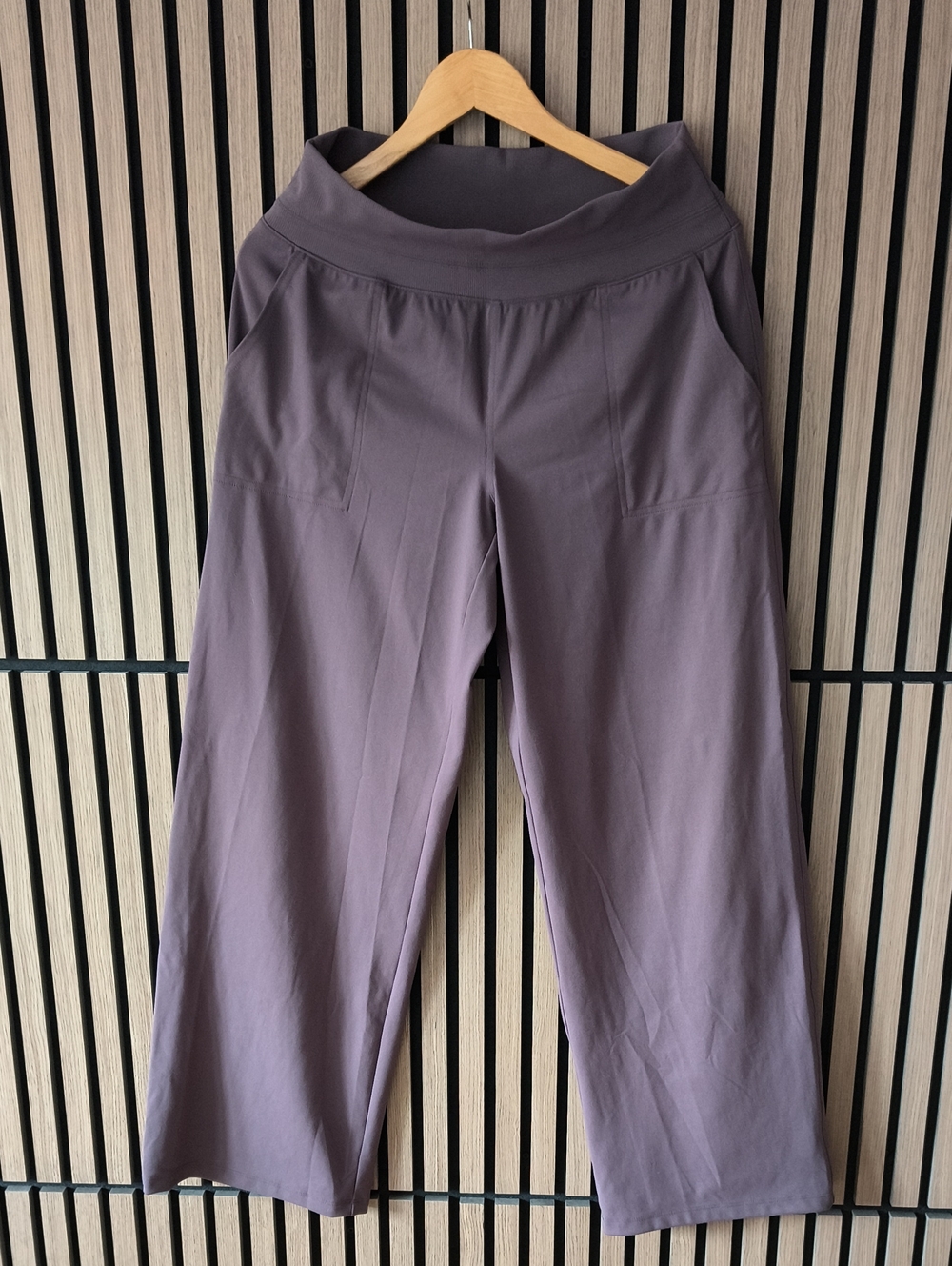 STYLUS Mauve Ribbed Pull-On Skirt